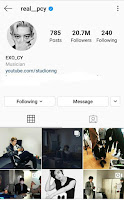 akun intagram exo, IG chanyeol, IG EXO, intagram member exo, real ig chanyeol