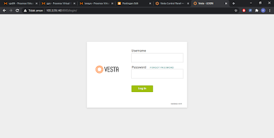 Login vestacp