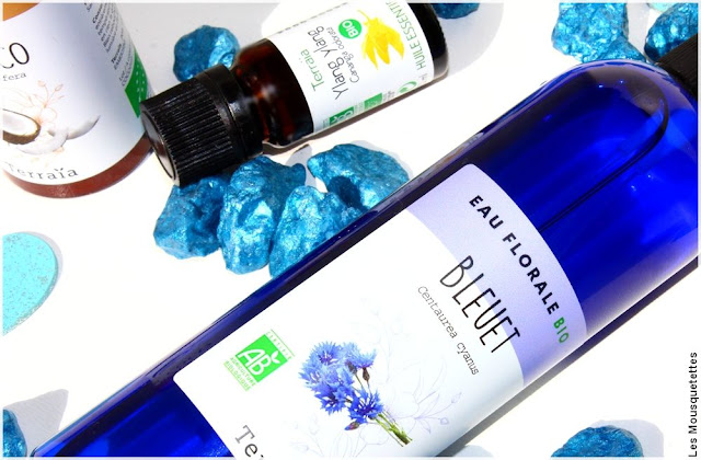 Eau florale Bleuet bio - Onatera - Terraïa - Blog beauté