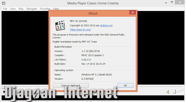 Media Player Classic - Home Cinema 1.7.10 (32bit / 64bit) Full Version Windows