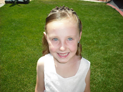 hairstyles for flower girls. flower girl