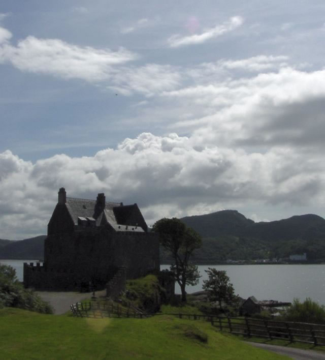 scottish cottages canvas