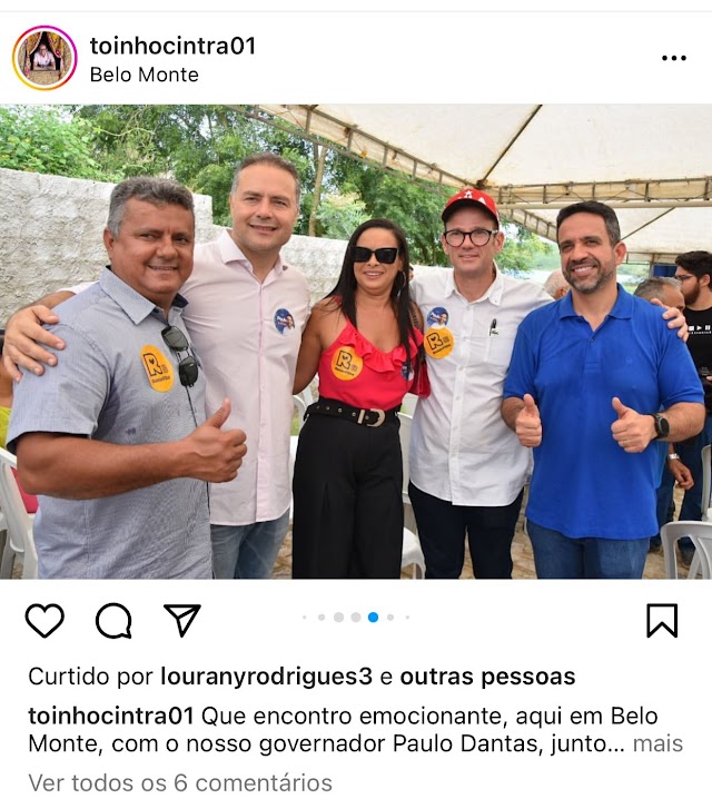 Vereador Sérgio de Zé Preto prestigia evento com a presença do governador Paulo Dantas