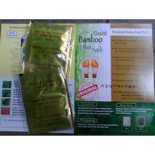 Jual murah koyo kaki bambo foot path detox asli original tempel