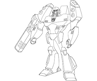 #7 Transformers Coloring Page