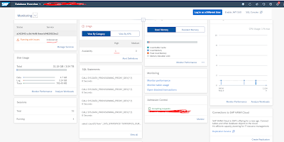 SAP DataSphere – SAP HANA Database Monitoring