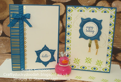 Stampin' Up! UK Independent  Demonstrator Susan Simpson, Craftyduckydoodah!, Eastern Palace Suite, May 2017 Coffee & Cards Project, Supplies available 24/7 from my online store, 