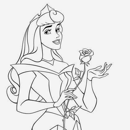 Coloriage Princesse Disney Coloriage Princesse Aurore Et La