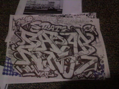 Graffiti Letters, graffiti sketches