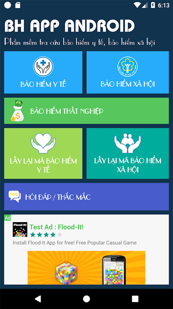 Tải Tra Cứu Bảo Hiểm Xã Hội, Bảo Hiểm Y Tế trên điện thoại Android a1