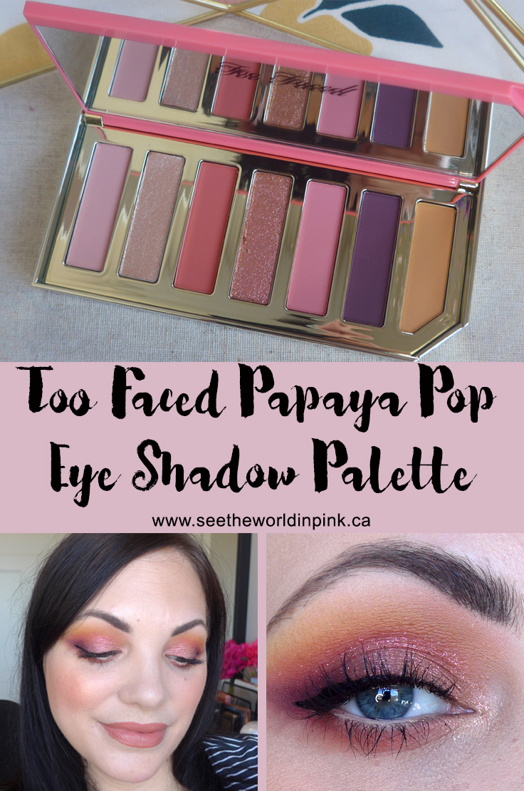 Too Faced Papaya Pop Eye Shadow Palette - Tutti Frutti Collection