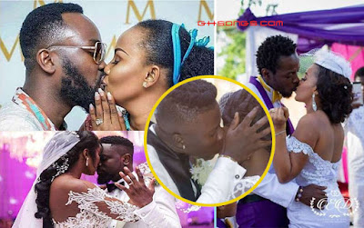 8 Ghanaian celebrity wedding kisses that got us in our feels