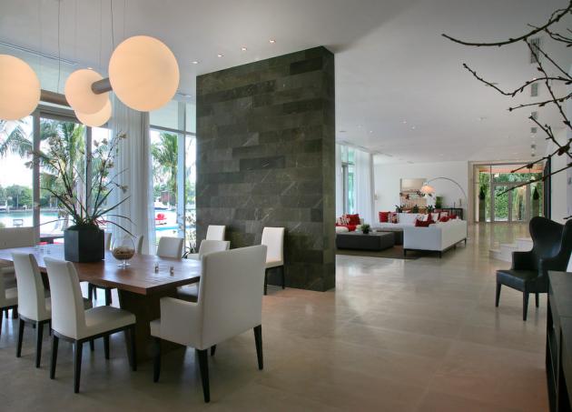 Ground floor interior of the Modern Villa by Touzet Studio
