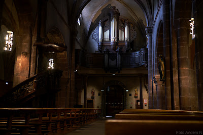 Kaysersberg, kyrka, torg, square, church, église, kirche, Alsace, Frankrike, France