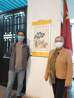 Exposicion pintura tradicional oriental Tigre de Agua 2022