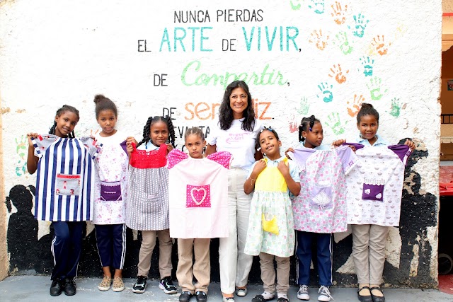 La ONG Dress a Girl Around de World Portugal (DGAWP) en República Dominicana realizó una donación a favor de los centros de Muchachos y Muchachas con Don Bosco