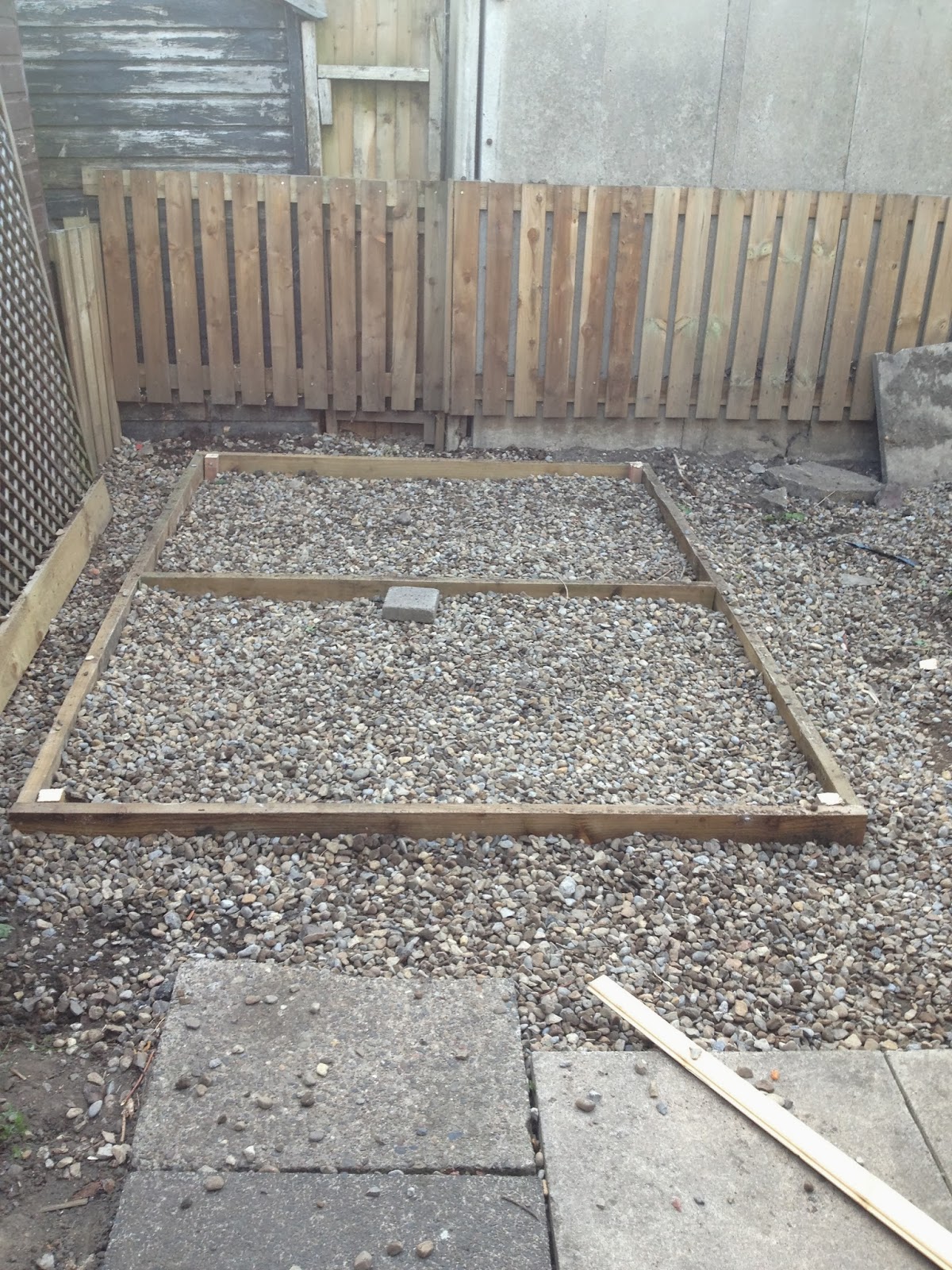 Building a shed base  The Yorkshire Dad Blog 