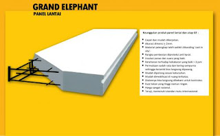 jual panel lantai merk  Grand elephant