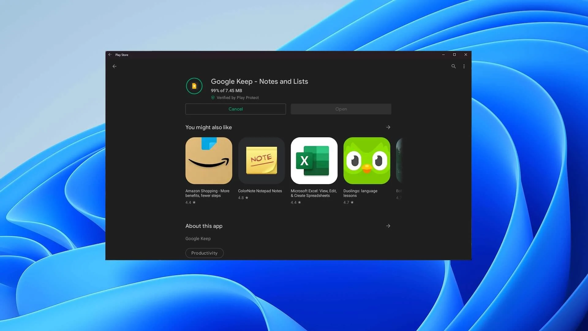 How to install Google Play Store on Windows 11