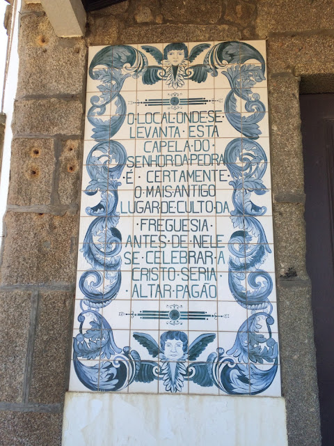 Imagen de un azulejo de la Capela do Senhor da Pedra