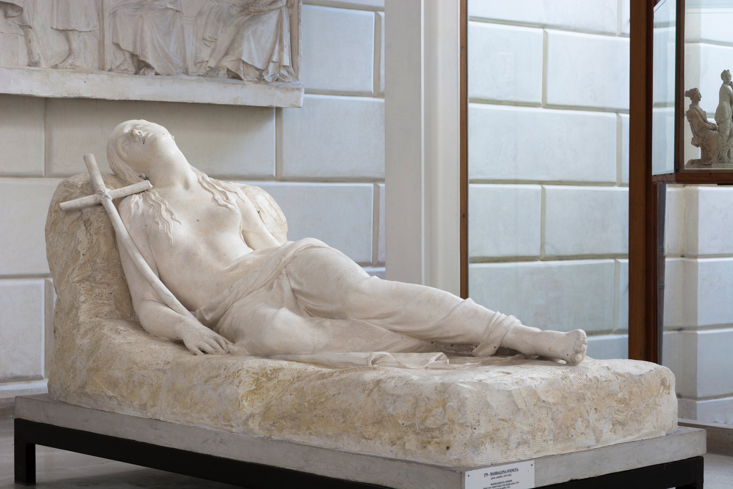 Antonio Canova "Maddalena giacente" Gesso conservato nella Gypsotheca di Possagno (Treviso)