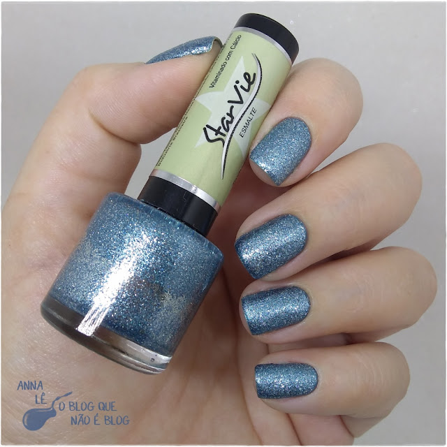 Sand Blue Star Vie Esmalte Nailpolish Liquid Sand Azul