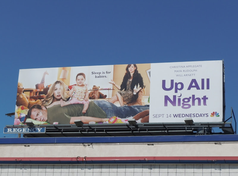 Up All Night TV billboard