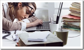 Tired Businesswoman