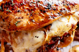 french onion stuffed chicken casserole