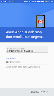 Membuat Email domain di Gmail