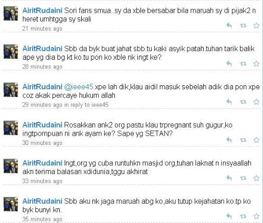 BRO ADA GAMBAR PANAZZ!! RITA DAN AIDIL GADUH DI TWITTER 