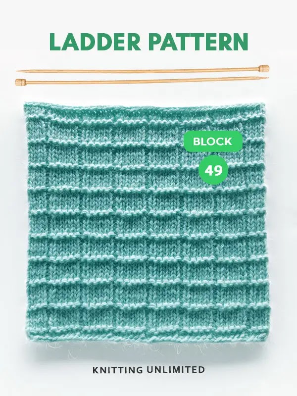 If you're new to knitting and looking for a simple stitch pattern to practice, try this one! It's worked in 45 stitches and 60 rows, with a 6-row repeat.