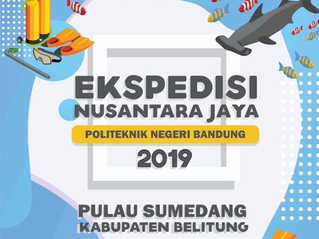 Ekspedisi Nusantara Jaya Politeknik Negeri Bandung 2019 di Pulau Sumedang, Belitung