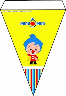 Plim Plim Free Printable Bunting. 