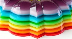 resep membuat puding pelangi