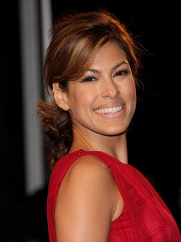 Do a Flirty Ponytail. Keywords: eva mendes, celebrity hairstyles, long 