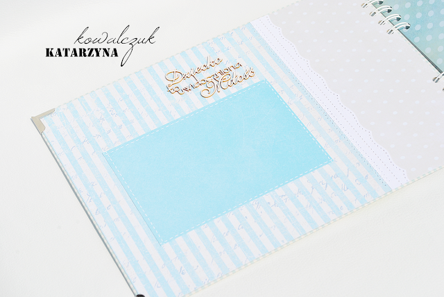 Zaproszenia na Chrzest Święty w Pudełeczkach oraz Album scrapbooking