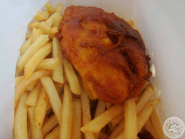 image of Fish and Chips at Nassau street seafood and produce Co in Princeton, NJ