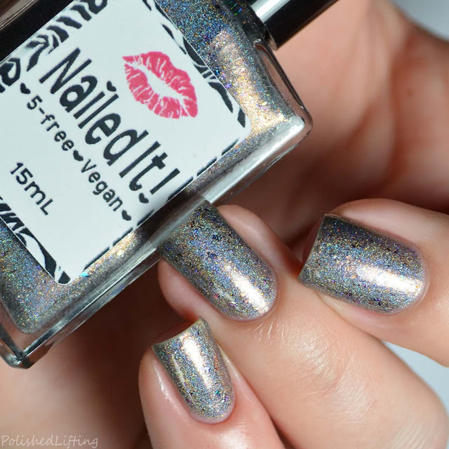 taupe holo nail polish