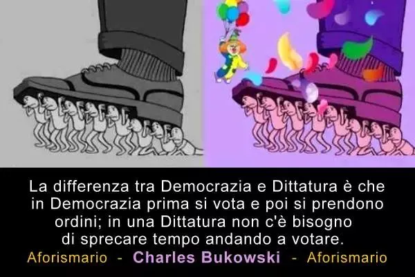 Democrazia e Dittatura secondo Bukowski