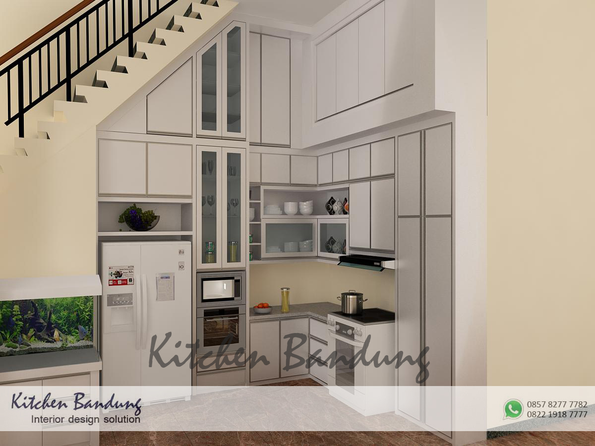 Ruang Keluarga Dan Kitchen Set Kitchen Bandung