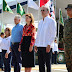 El Excelentísimo Señor Presidente  de la RD almuerza con miembros del Ejército en Santiago