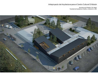 Anteproyecto de arquitectura centro cultural El Bolsón