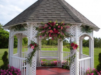 Decorated Wedding Gazebo