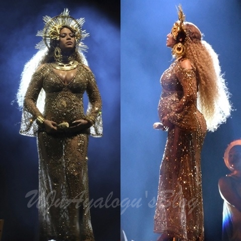 Sexy Mama!!! Pregnant Beyonce Debuts Her Baby Bump as She Slays in Stunning Performance at the Grammy Awards (Photos)