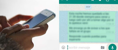 Borrar mensajes enviados en WhatsApp