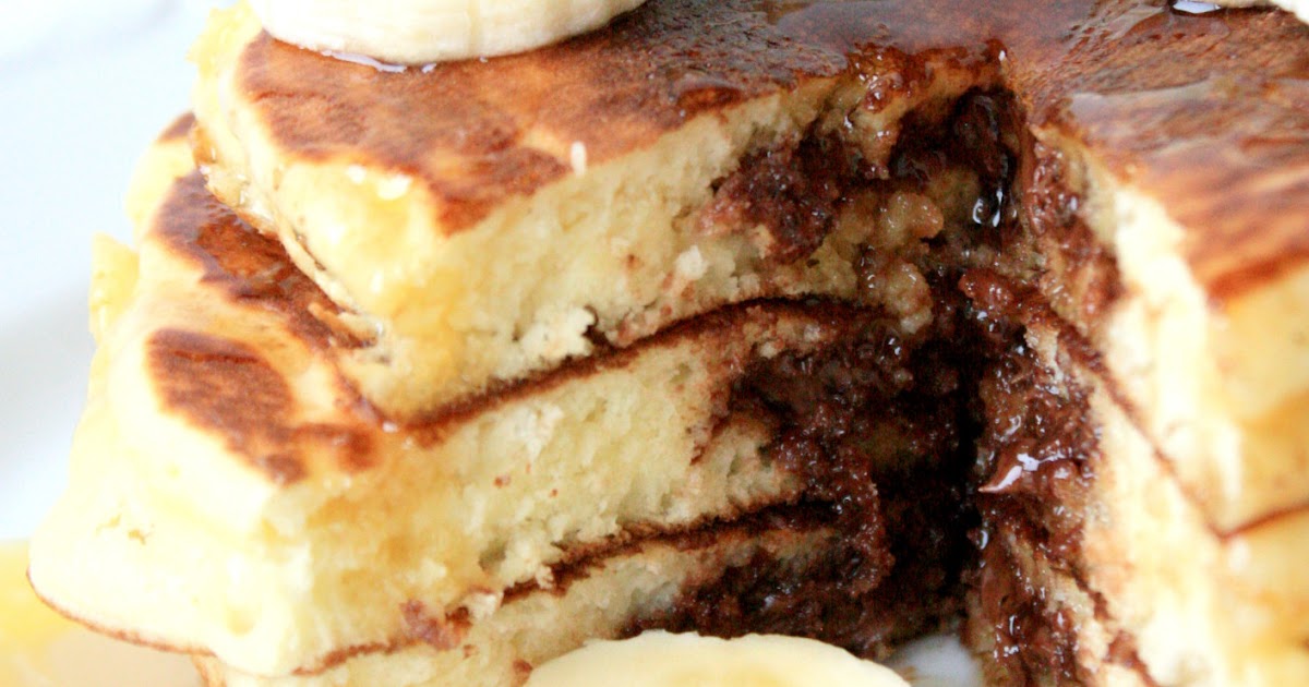Munchkin Munchies: Nutella {in-the-middle} Pancakes