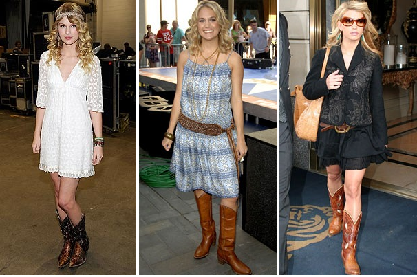 What to Wear Weekend: Dresses & Cowboy Boots