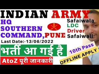 HQ Southern Command Recruitment 2022 Apply Now