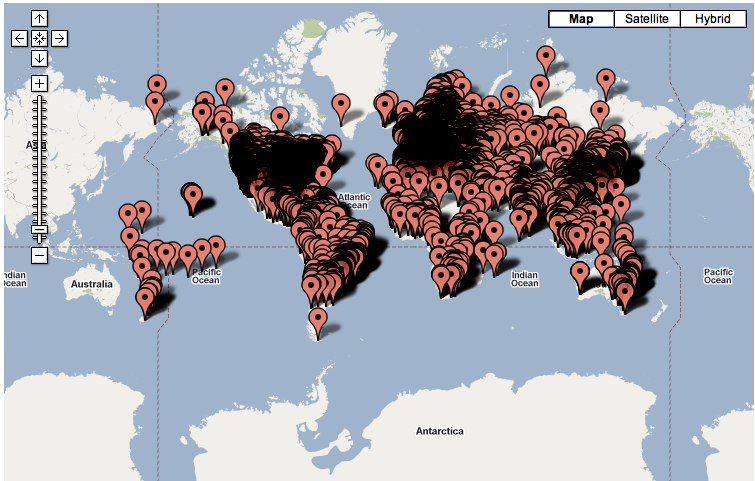 World Map Google. created a world map,